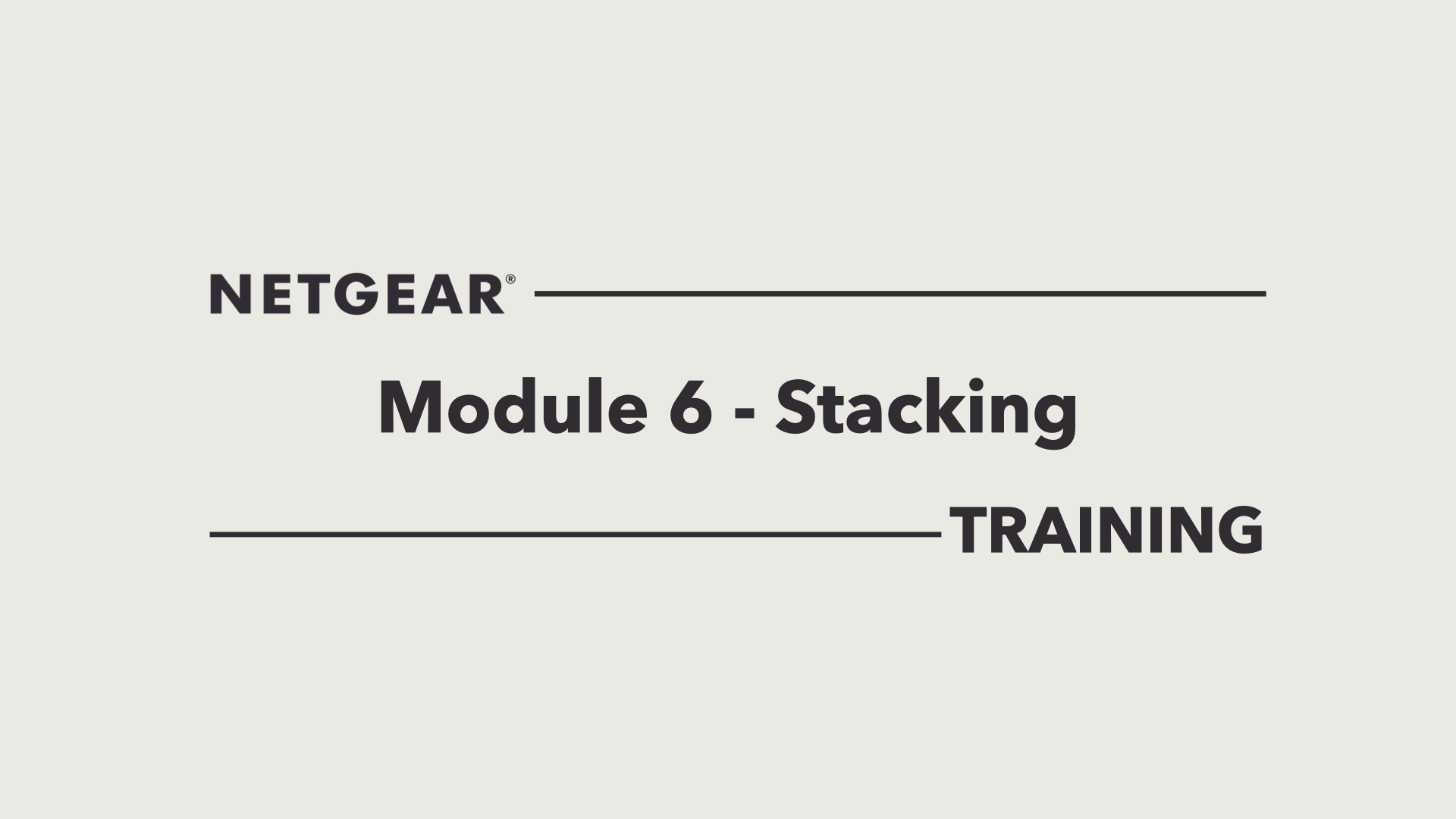Module Six - Stacking